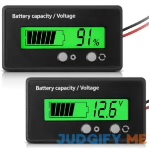 DC 12V 24V 36V 48V 60V 72V 84V Golf Cart Battery Meter with Alarm