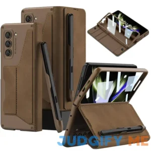 DEMCERT for Samsung Galaxy Z Fold 5 Case with [Fold5 Edition S-Pen Slot]