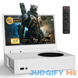 DEPGI 12.5" Portable Gaming Monitor for Xbox Series S 1080P Full HD Display with IPS Screen Dual HDMI 2