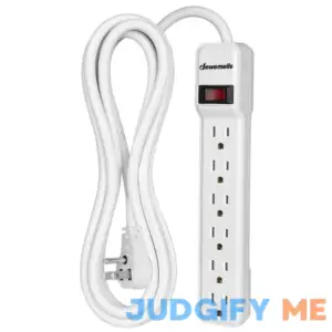 DEWENWILS 6-Outlet Surge Protector Power Strip 10FT Long Extension Cord