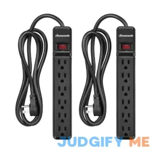 DEWENWILS 6-Outlet Surge Protector Power Strip 6ft Long Extension Cord
