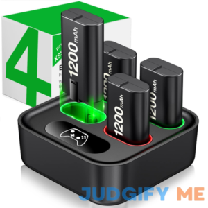 DINOSTRIKE Charger for Xbox One Controller Battery Pack with 4x3600mWh USB Rechargeable Xbox One Battery Charger Station for Xbox Series X|S