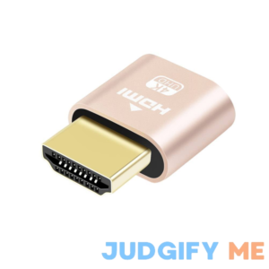 DTECH HDMI Dummy Plug 4K Display Emulator Compatible with Windows Mac OSX Linux