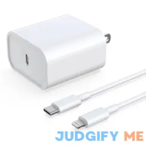 Dabustar for iPhone Fast Charger 20w Usb C Pd Wall Charger Block Plug with6ft Type C to Lightning Cable Quick Charging Data Sync