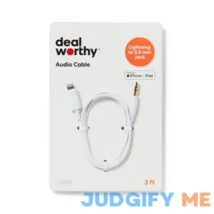 Dealworthy 3' Lightning to Aux Cable