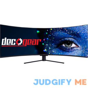 Deco Gear צג גיימינג מעוקל רחב במיוחד 5K DQHD בגודל 124.5 סמ