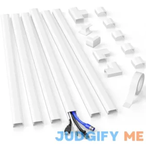 Delamu Cord Hider Wall Cord Covers for Wires on Wall Large Wire Covers for Cords Cable Hider