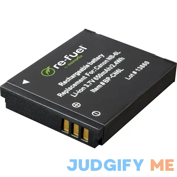 Digipower Digital camera Replacement battery for Canon NB-6L/NB-6LH battery Digipower Digital camera Replacement battery for Canon NB-6L/NB-6LH battery