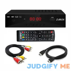 Digital TV Converter Box ATSC Cabal Box ZJBOX for Analog HDTV Live1080P with TV Recording&Playback