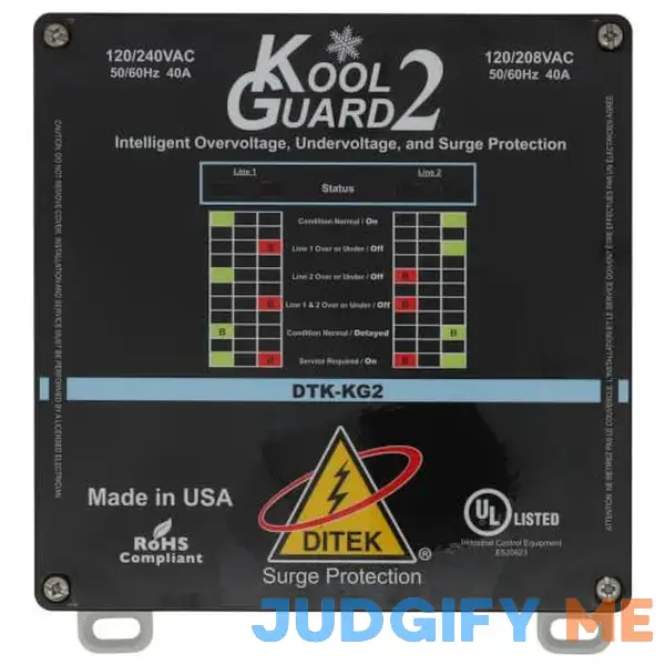 Ditek Dtk-kg2 Kool Guard Series Intelligent Voltage Monitoring Ditek Dtk-kg2 Kool Guard Series Intelligent Voltage Monitoring
