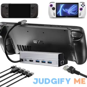 Docking Station for Steam Deck 6-in-1 Steam Deck Dock with Hdmi 2.0 Supports up to 4K@60Hz
