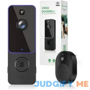 Doorbell Camera Wireless Smart Video Cam with Chime Ringer AI Human Detection