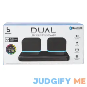 Dual Bluetooth Led Wireless Speakers 2-Pack