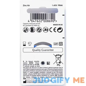 Duracell Activair Hearing Aid Batteries