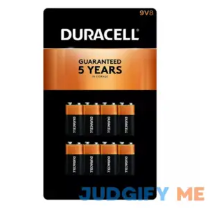 Duracell Coppertop Alkaline 9V Batteries