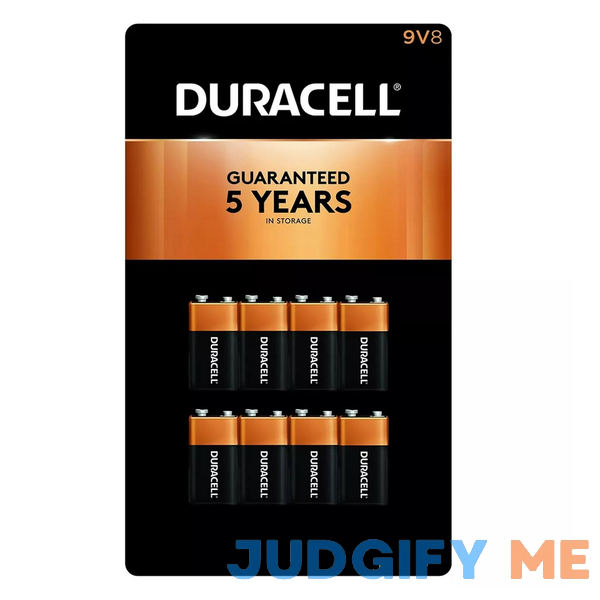 Duracell Coppertop Alkaline 9V Batteries Duracell Coppertop Alkaline 9V Batteries