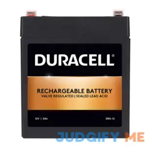 Duracell DR5-12 Valve Regulated Lead Acid Battery 12V 5Ah Replaces NP5-12 | NP5-12T | LSLA5-12 | HSC12-5 | LP12-5.0