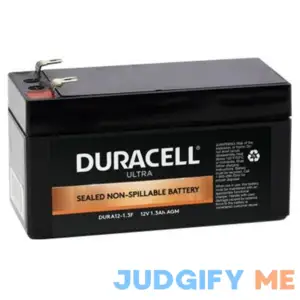 Duracell Ultra 12V 1.3Ah AGM Battery w/F1 Terminals