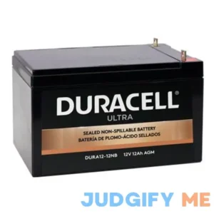 Duracell Ultra 12V 12AH AGM General Purpose Sealed Lead Acid Battery with NB Terminals