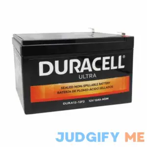 Duracell Ultra 12V 12Ah AGM SLA Battery with F2 Terminals