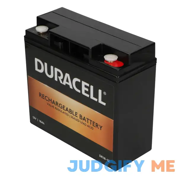 Duracell Ultra 12V 18Ah AGM SLA Battery with NB Terminals Duracell Ultra 12V 18Ah AGM SLA Battery with NB Terminals