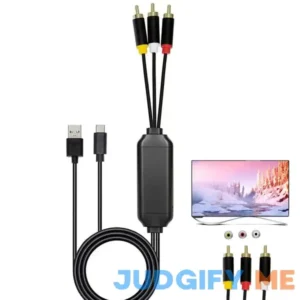 ECDREAM USB C to RCA Cable Adapter