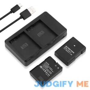 EN-EL14 EN EL14A Battery USB Charger and 2-Pack Rechargeable Batteries Replacement Compatible with Nikon D3100 D3200 D3300 D3400 D3500 D5100 D5200