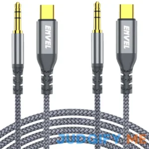 ENVEL USB C to Aux 3.5mm Audio Jack Cable 4ft