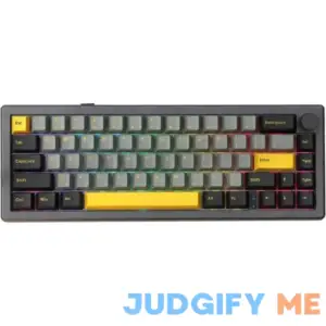 EPOMAKER EK68 65% Gasket NKRO Hot Swappable 2.4Ghz/Bluetooth 5.0/USB-C Wired Mechanical Gaming Keyboard with Knob