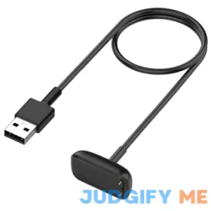 EXMRAT Charger for Fitbit Charge 5 / Charge 6 Replacement Magnetic USB Charging Cable for Fitbit Charge 5 / Charge 6 / Fitbit Luxe Smartwatch