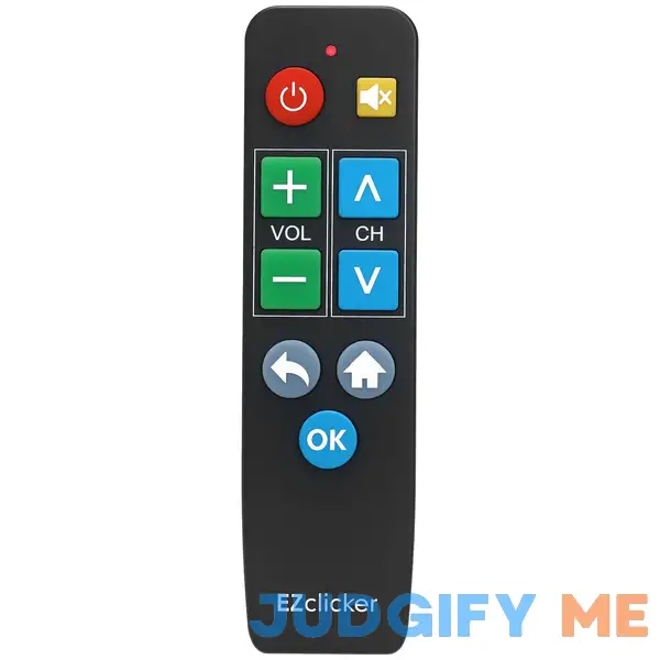 EZclicker Big Button Universal Remote Control TV Control Easy to Use Remote Control for Seniors EZclicker Big Button Universal Remote Control TV Control Easy to Use Remote Control for Seniors