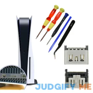 Eaglewireless 2PACK HDMI Port Socket Connector for Sony Playstation 5 PS5 Socket Jack Interface Connector Replacement for PS5 Console with Tools