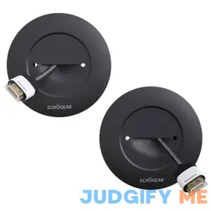 Echogear Wire Hiders for TV On Wall White Cable Management Kit Hides TV Wires Behind The Wall