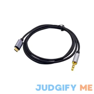Elecbee Audio Cable 3.5 mm Male Plug to Micro 5 Pin Male Connector 1M