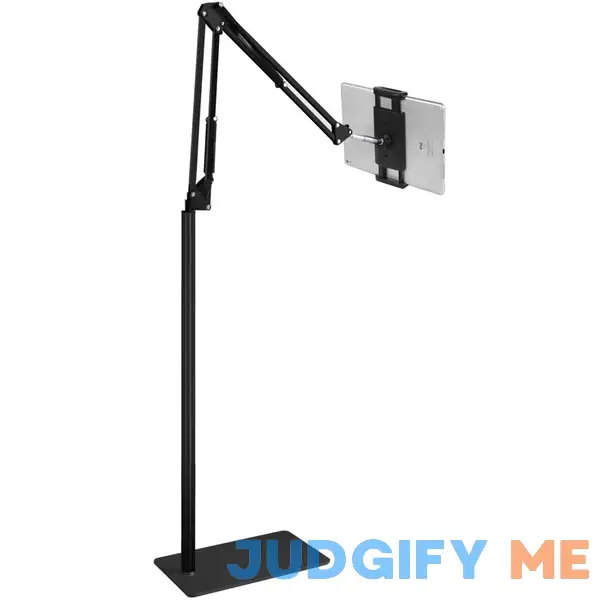 Elekpopu Tablet Floor Stand Overhead Bed Phone Stand Angle Height Adjustable Holder Elekpopu Tablet Floor Stand Overhead Bed Phone Stand Angle Height Adjustable Holder