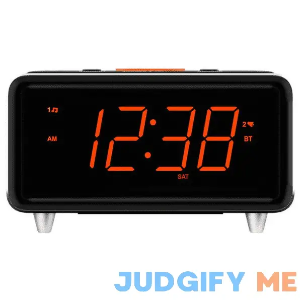 Emerson Radio Emerson SmartSet Dual Alarm Clock Radio with Bluetooth Speaker and 1.4 inch Orange LED Display Emerson Radio Emerson SmartSet Dual Alarm Clock Radio with Bluetooth Speaker and 1.4 inch Orange LED Display