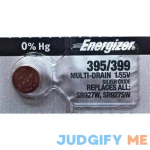 Energizer 395/399 Silver Oxide Watch Battery