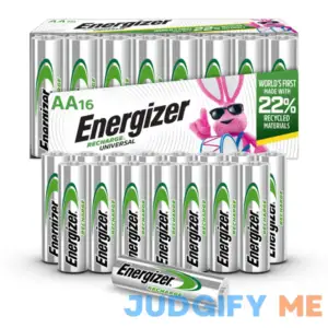 Energizer Rechargeable AA Batteries Recharge Universal Double A Battery Pre-Charged