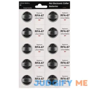 Enerpe Rfa-67 Rfa-67d-11 6v Replacement Battery Long-Lasting & High Capacity Compatible With Petsafe Electronic Collars Pack