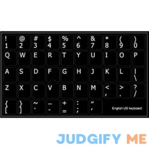 English Us Non-transparent Keyboard STICKER