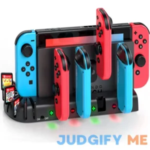 Enhanced Charging Dock Station for Nintendo Switch & OLED Model Joycons