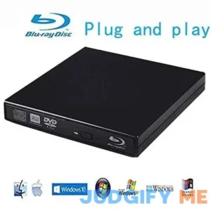 Epartsdom Blu-ray Player External USB DVD RW Laptop Burner Drive