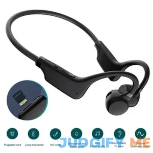 Eqwljwe Bone Conduction Headphones 2022 Upgraded Open-Ear Wireless Bluetooth Sport Headphones with Microphones