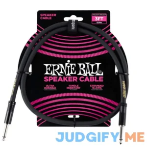 Ernie Ball 3 ft Straight/Straight Speaker Cable