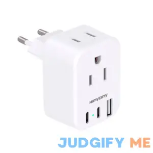 European Travel Plug Adapter USB C