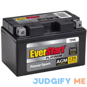 Everstart Premium AGM Power Sport Battery Group Size Tx10s 12 Volt