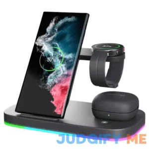 Evolved Chargers 3 in 1 Samsung Wireless Charger Android Charging Station for Samsung Galaxy S23 Ultra
