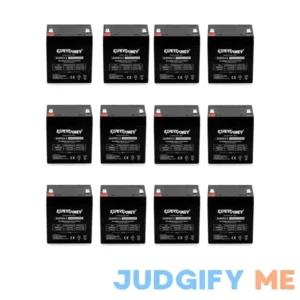 Expertpower Exp1250 12V 5Ah Home Alarm Battery With F1 Terminals