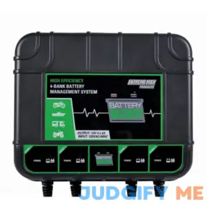Extreme Max 1229.4023 12 volts 4-Bank Battery Charger