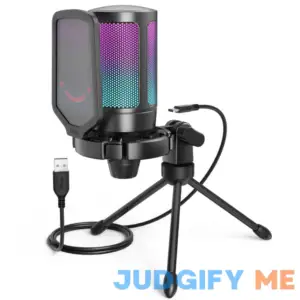 FIFINE Gaming USB Microphone for PC PS5 Condenser Mic with Quick Mute